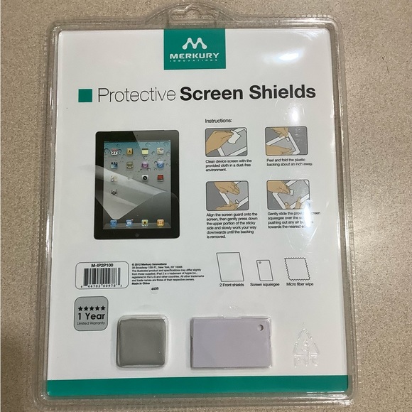 Merkury Innovations 🖥️ iPAD Protective Screen Shields - Picture 2 of 2